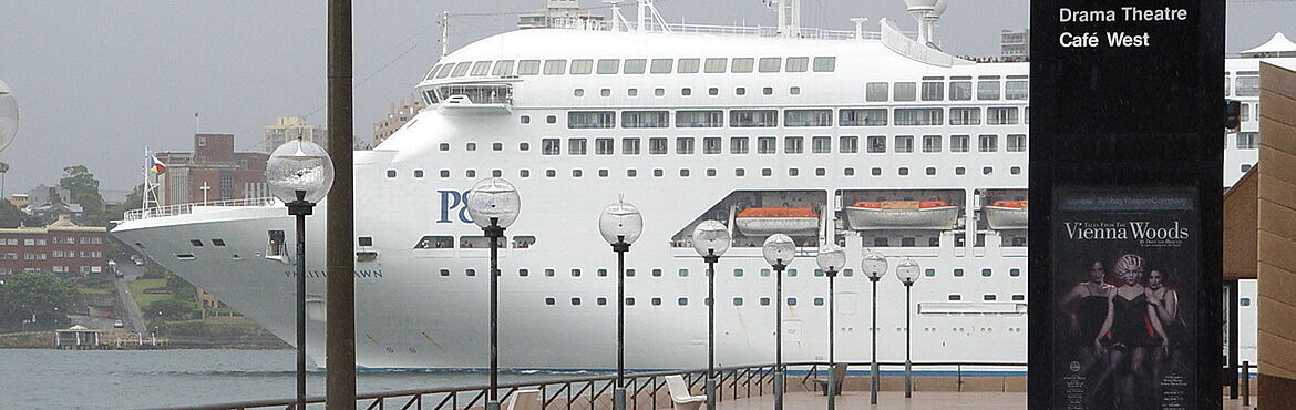 Pacific Dawn cruise liner Sydney Harbour